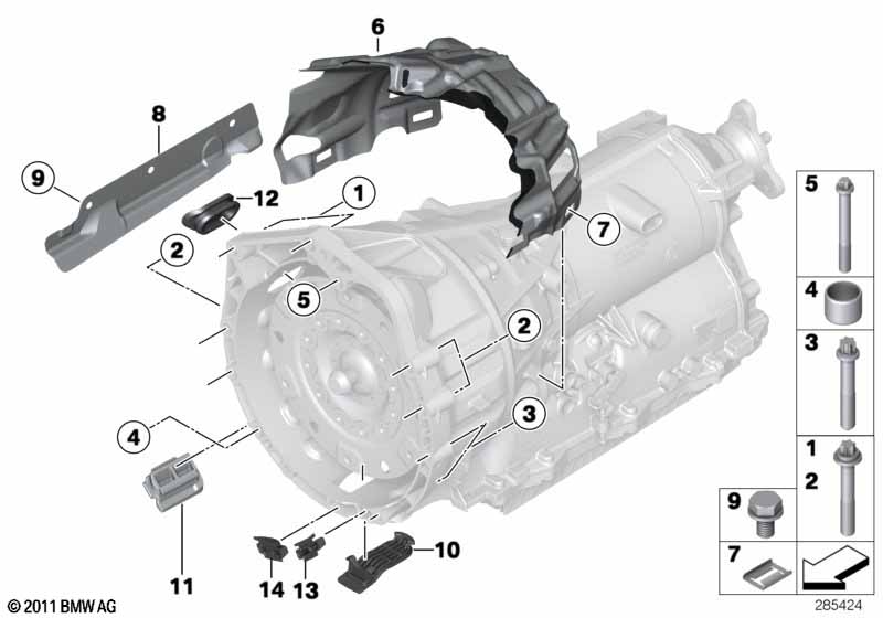 Genuine BMW 24007640173 Heat Resistant Plate (Inc. 335i, 440iX & 435iX) | ML Performance EU Car Parts