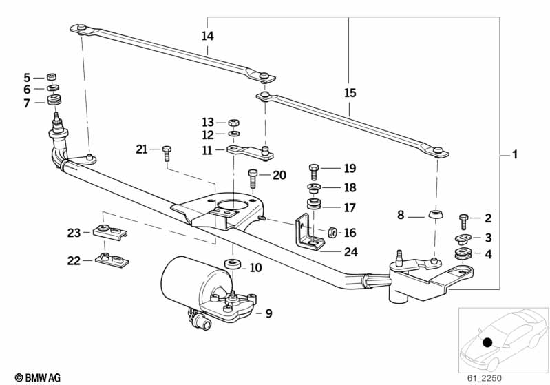 Single wiper parts