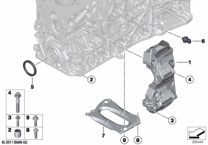 Engine Block Mounting Parts