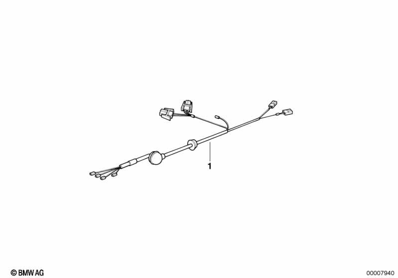 Repair wiring for trunk lid