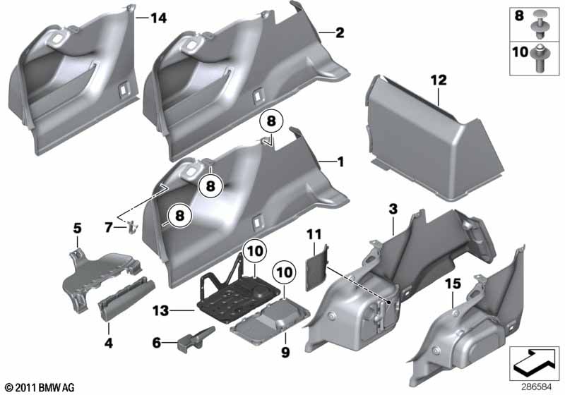 Trunk trim panel