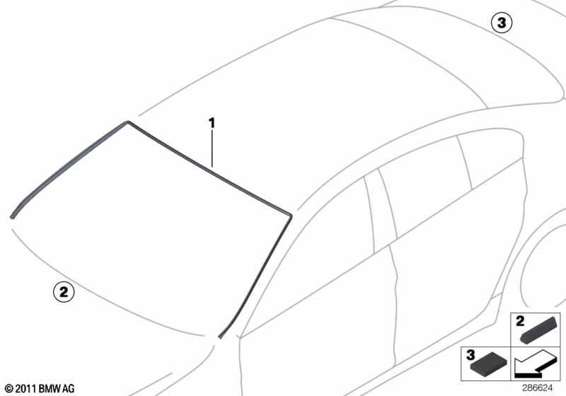 Window mounting parts