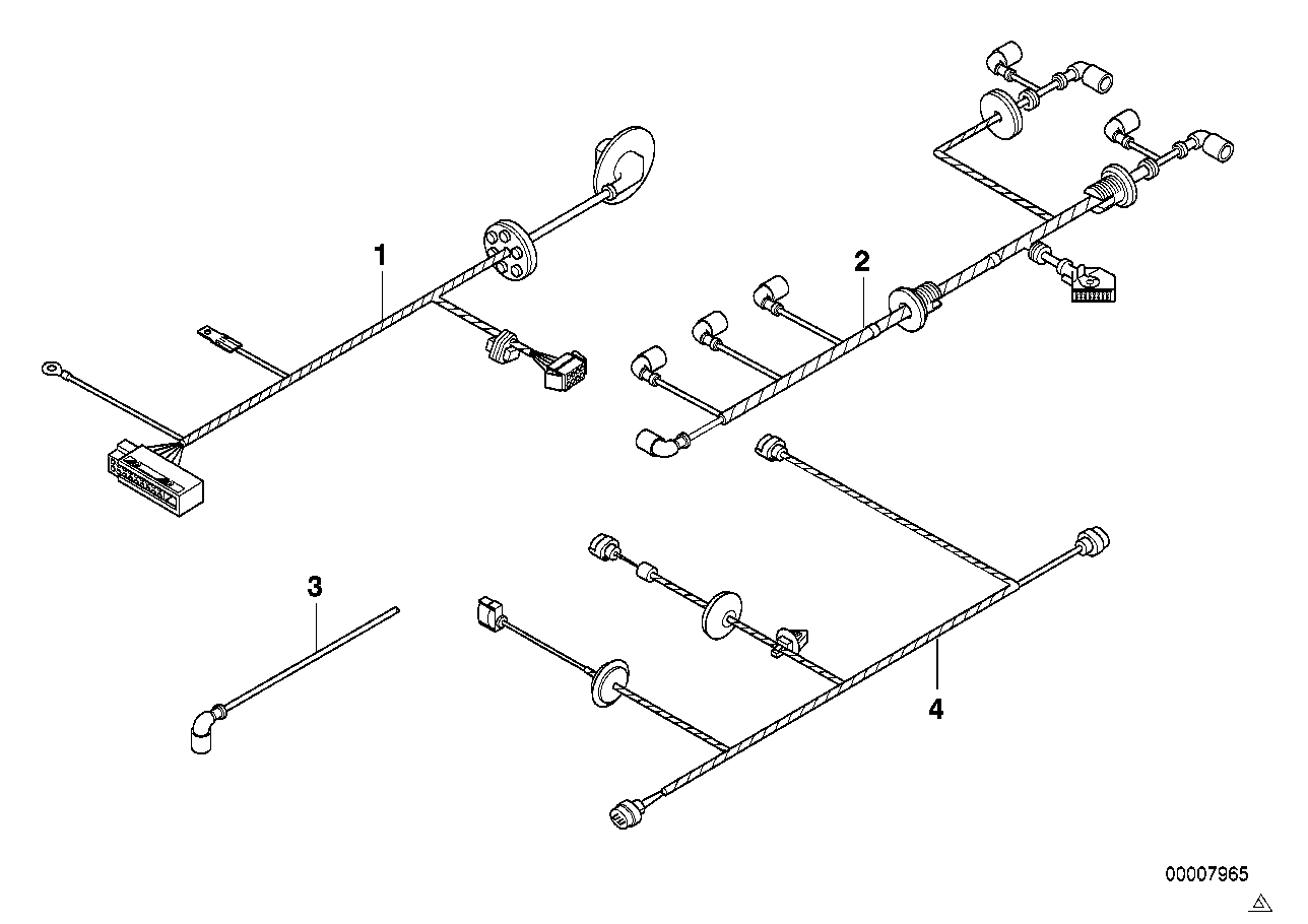 Towing device wiring/PDC/engine hood