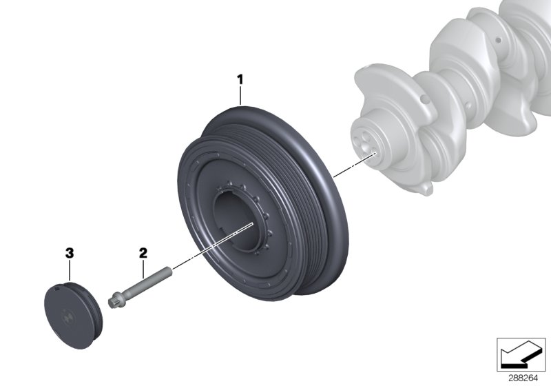 Genuine BMW 11238585220 F44 E93 E83 Asa-Bolt M10X65 (Inc. X3 M, 125i & Cooper) | ML Performance UK Car Parts