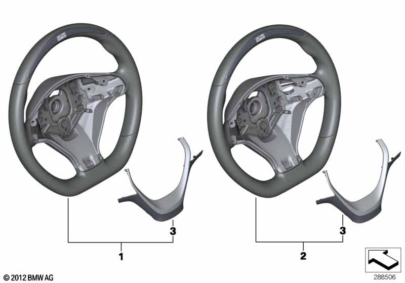M Performance steering wheel w/ display