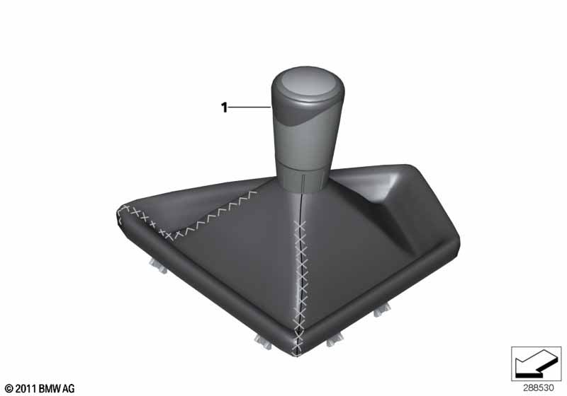 M Performance shift knob with boot