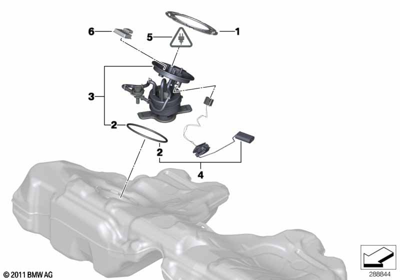 Fuel pump and fuel level sensor