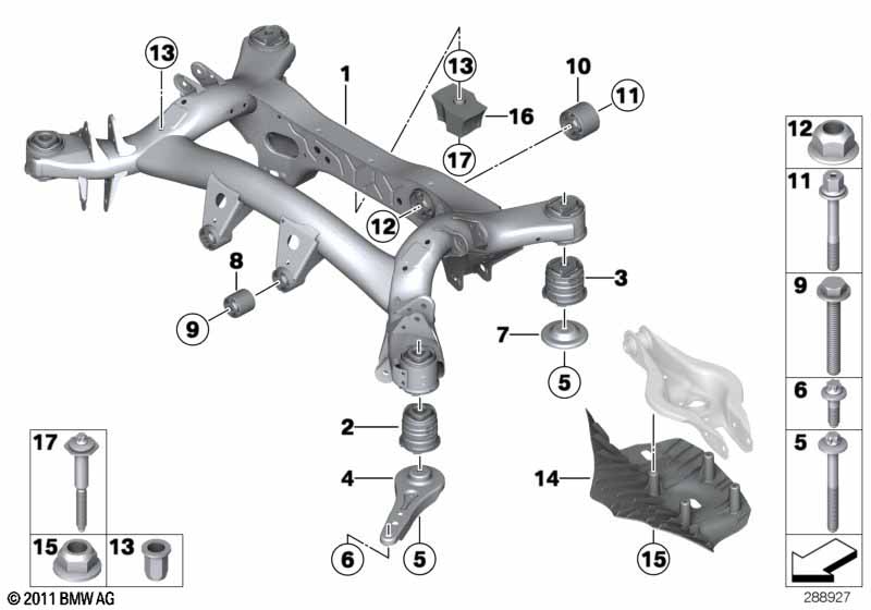 Rear axle carrier