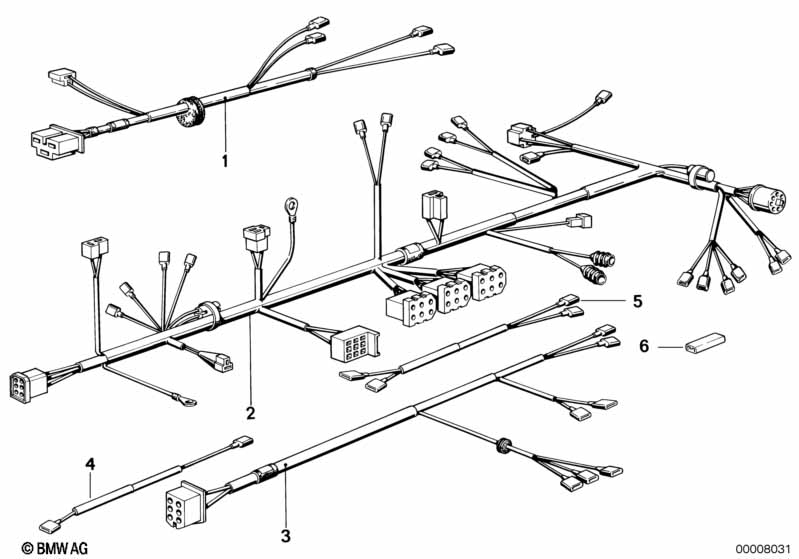 Genuine BMW 61111244686 Wiring Harness Sector Chassis (Inc. R 100 GS) | ML Performance UK Car Parts