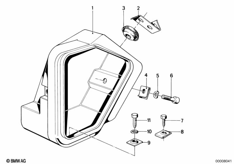 Genuine BMW 61131243693 Housing (Inc. R45/N, R45 & R65) | ML Performance EU Car Parts