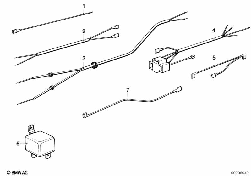 Genuine BMW 61121358176 Wire Parking Light (Inc. R75/6, R90S) | Duco Car Parts UK Car Parts
