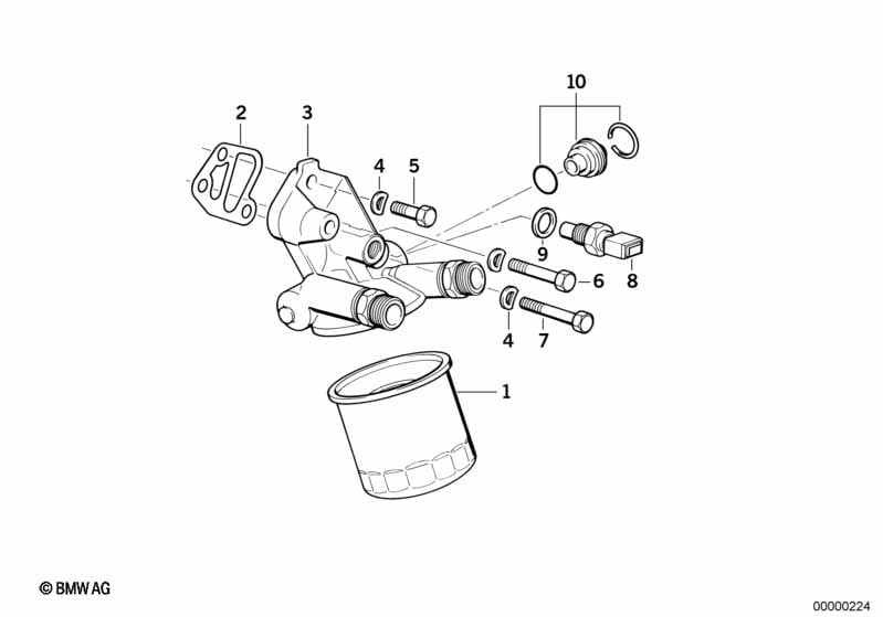 Lubrication system-Oil filter