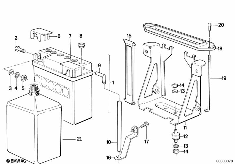 Genuine BMW 61211244432 Holder (Inc. R 65 RT) | ML Performance EU Car Parts