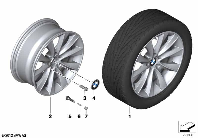 BMW LA wheel V-Spoke 425 - 18''