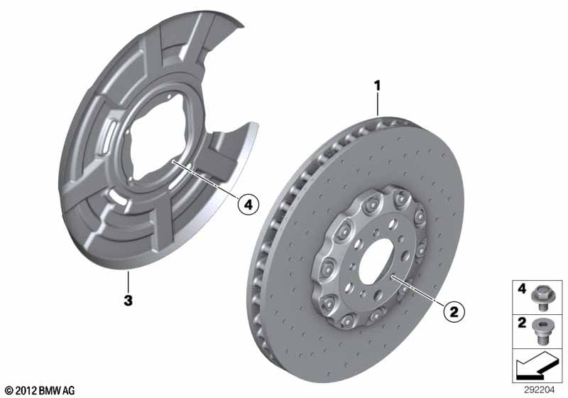 Genuine BMW 34112284816 F13 F06 F12 Protection Plate Right (Inc. M5 & M6) | ML Performance EU Car Parts
