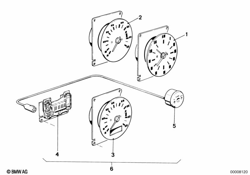 Tachometer/clock