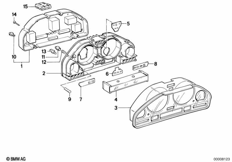 Genuine BMW 62111378566 E34 E32 Dashboard Support (Inc. 530i, M5 3.6 & 735i) | ML Performance EU Car Parts