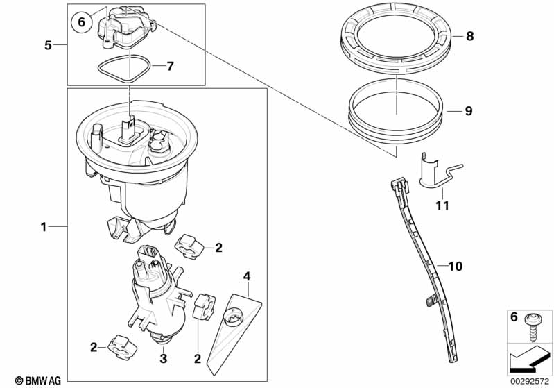 Bomba do combustível / sensor de nível