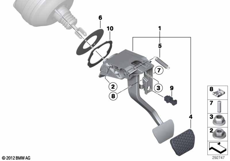 Pedal assembly, automatic transmission