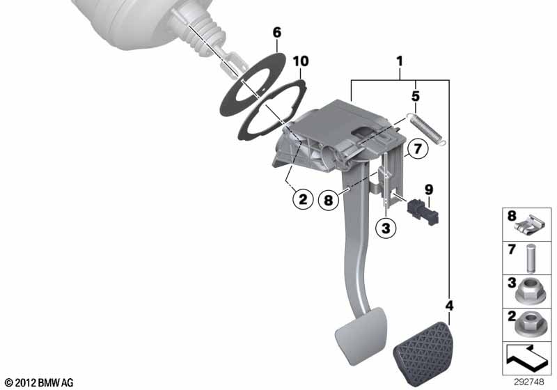 Pedal assembly, automatic transmission