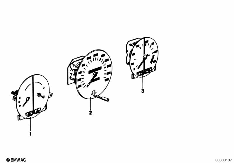 Genuine BMW 62131367048 E23 Instrument Panel 85L (Inc. 730, 732i & 728i) | ML Performance EU Car Parts