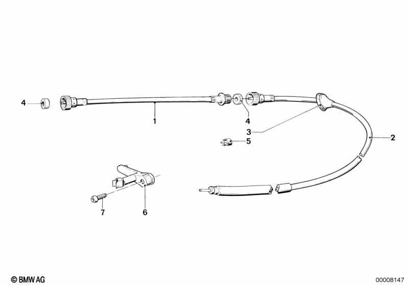 Speedo cable