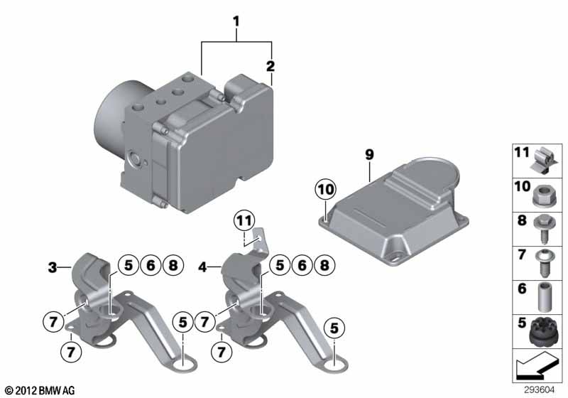 Genuine BMW 34512460453 F20 F30 F31 Exchange Hydraulic Unit Dsc (Inc. 118i, 420dX & 428i) | ML Performance EU Car Parts