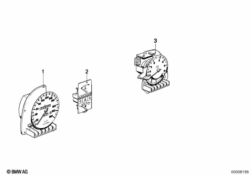 Genuine BMW 62131377607 E28 Revolution Counter W.Fuel Economy Contr. MPG (Inc. 528e) | ML Performance EU Car Parts
