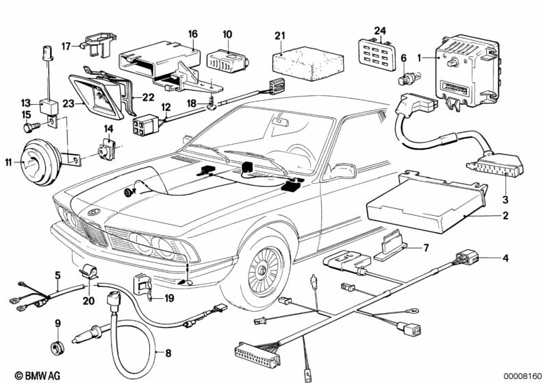 Genuine BMW 65811372013 E24 Coding Plug (Inc. 633CSi) | ML Performance EU Car Parts