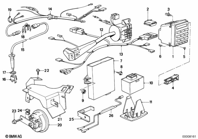 Genuine BMW 65811386868 E30 E28 E23 Input Unit On-Board Computer (ENGLISH) (Inc. 325e, 528i & 325ix) | Duco Car Parts UK Car Parts