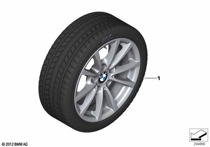 Spike/SC winter whl.w/tire Styl.390-16