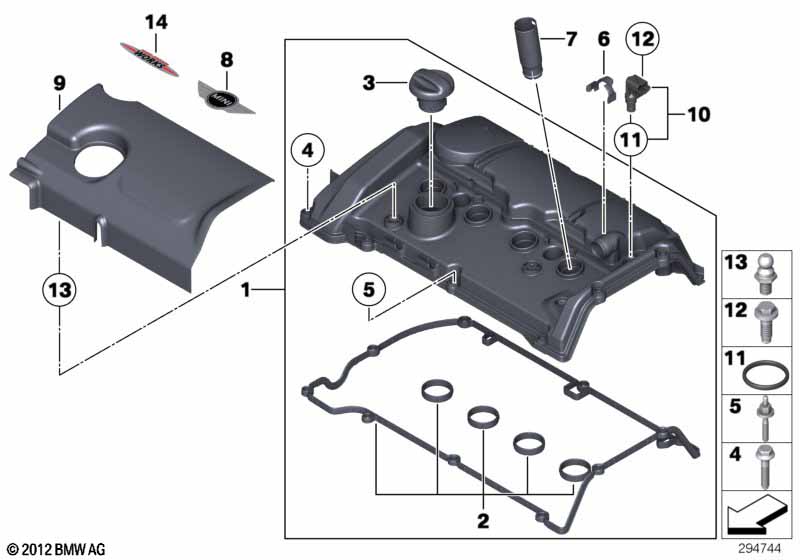 Cylinder head cover