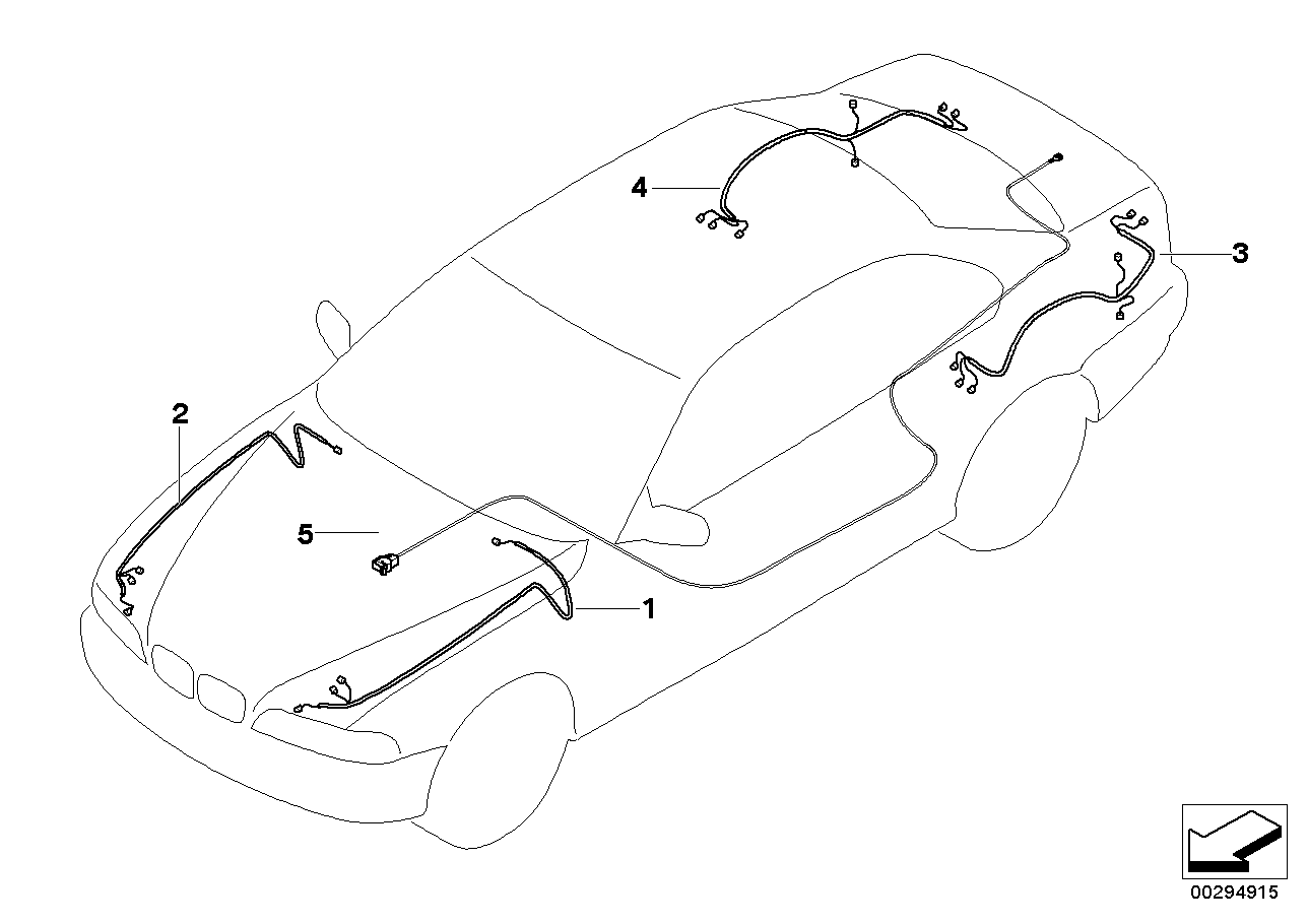 Genuine BMW 61119203183 E64 E63 Front Right Repair Wiring Set (Inc. 630i, 650i & 645Ci) | Duco Car Parts UK Car Parts