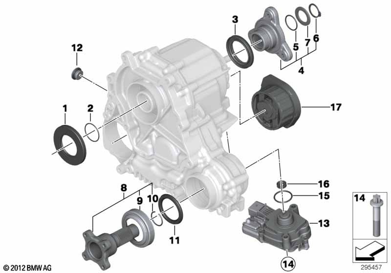 Transfer case single parts ATC 35L