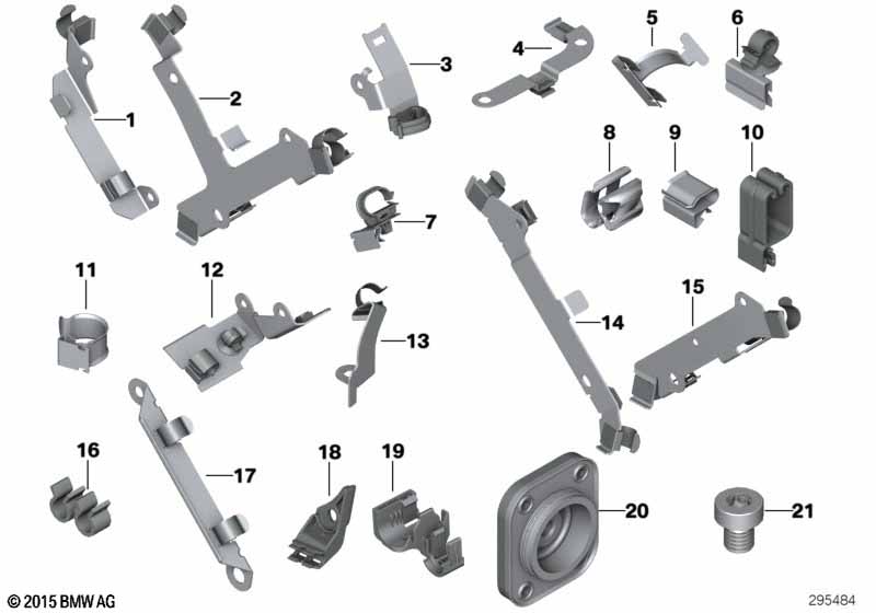 Diverse small parts