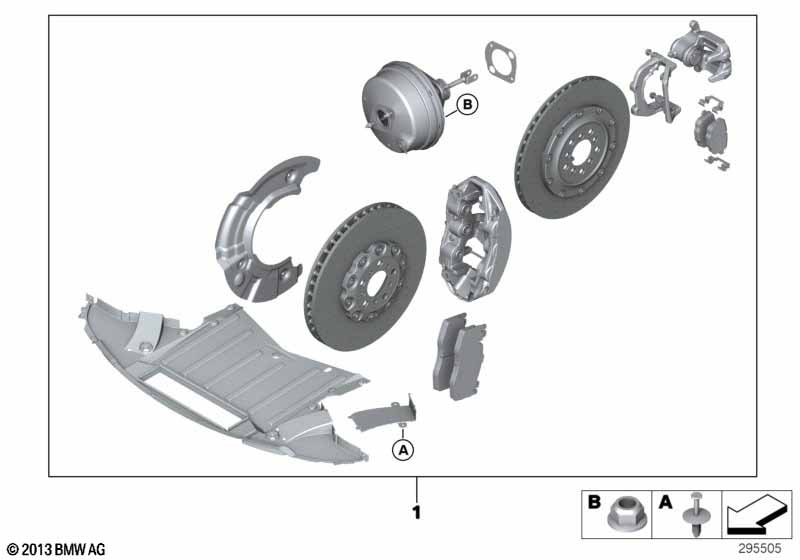 Retrofit kit M carbon-ceramic brakes