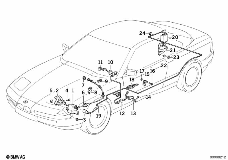 Genuine BMW 35411161630 E31 Bracket Speed Control/Bowden Cable (Inc. 840Ci & 840i) | ML Performance UK Car Parts