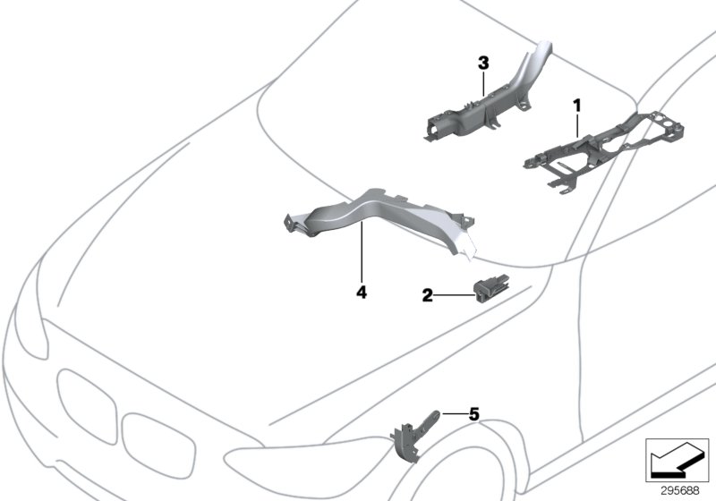 Genuine BMW 61136949440 E82 E87 Cable Guide For Hood (Inc. M Coupé, 128i & 116d) | Duco Car Parts UK Car Parts