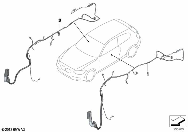 Genuine BMW 61129340981 F23 F22 Wiring Drivers Side (Inc. 230i, 218d & M235iX) | Duco Car Parts UK Car Parts