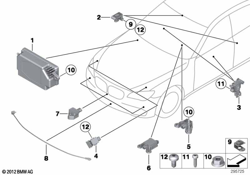 Electric parts airbag
