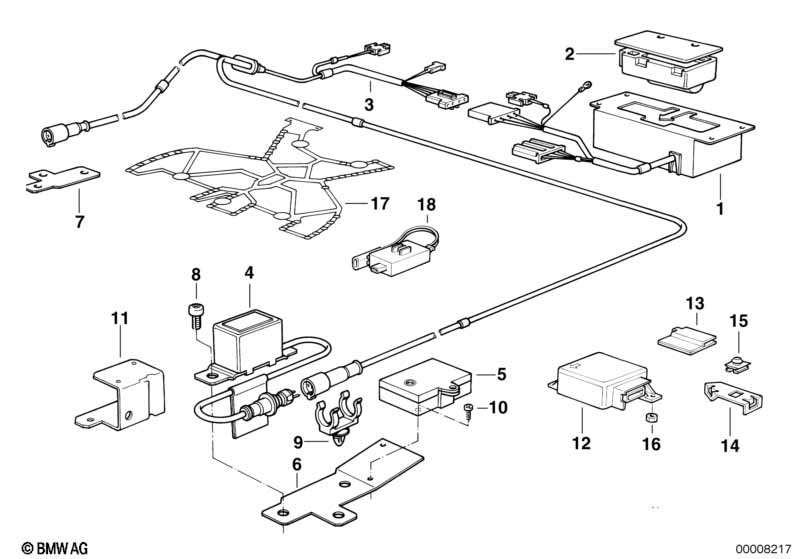 Electric parts airbag