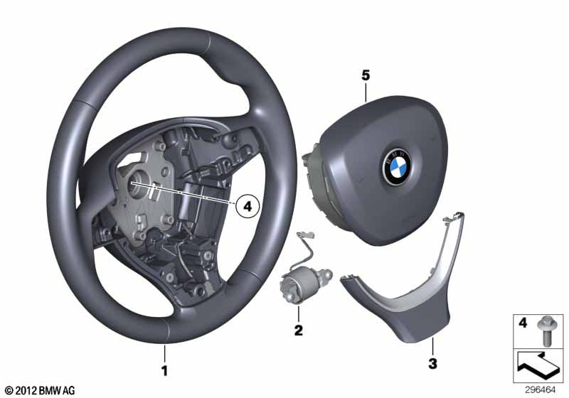Airbag sports steering wheel multifunct.
