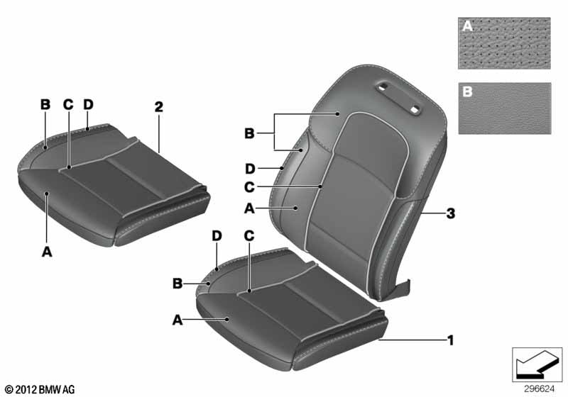Individual cover,Klima-Leather comf.seat