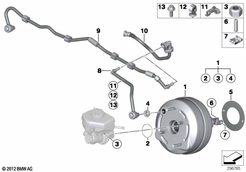 Brake servo unit