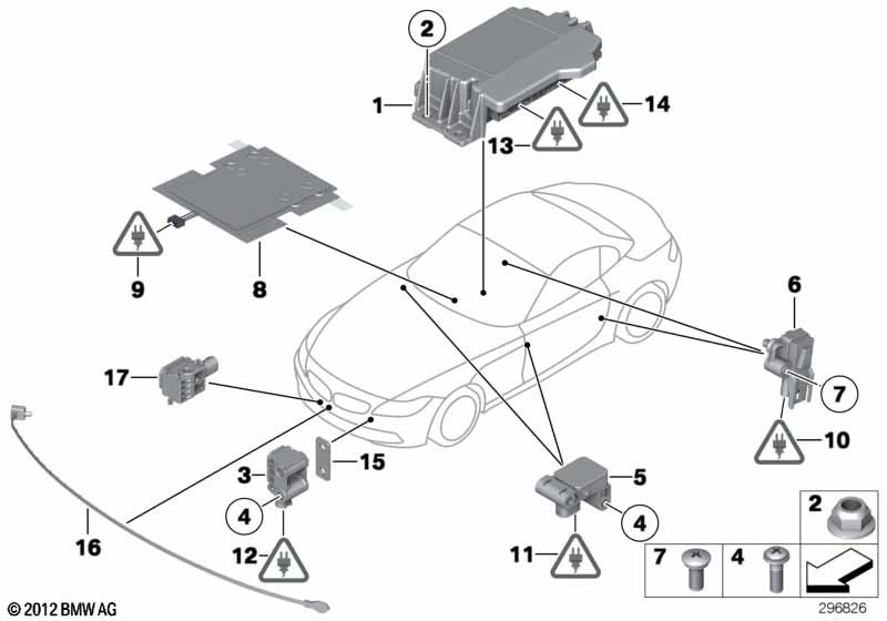 Genuine BMW 65779264917 E89 Control Unit Airbag (Inc. Z4 23i, Z4 35is & Z4 35i) | ML Performance EU Car Parts