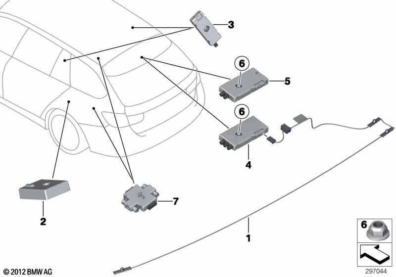 Genuine BMW 65209229043 Trap Circuit (Inc. 335dX, 318i & 340iX) | ML Performance UK Car Parts