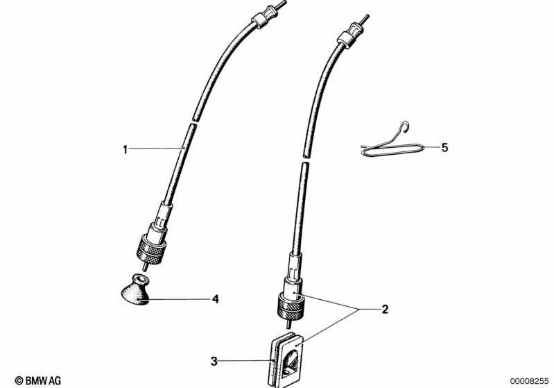 Genuine BMW 62121357731 Speedo Cable (Inc. R90/6 & R45) | ML Performance UK Car Parts
