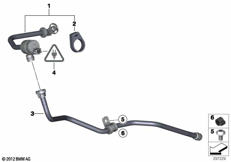 Genuine BMW Mini 07146976577 E88 E84 E92 Fillister Head Screw With Collar M8X16 (Inc. X1 20dX, X1 28i & Cooper SD) | ML Performance UK Car Parts