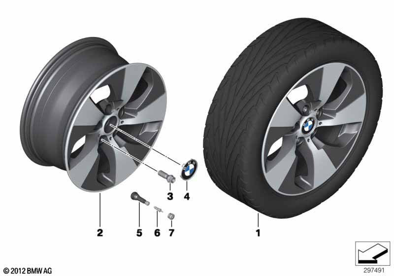 BMW LA wheel Streamline 419 - 18''