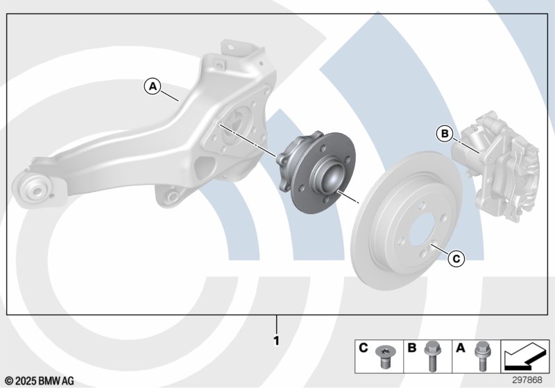 Kit, wheel bearing, rear / Value Line